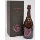 Dom Perignon Vintage Rose champagne boxed 2005