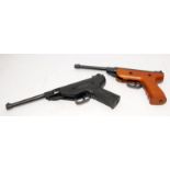 Pair of vintage air pistols to include an SMK model and a Harrington example. **RESTRICTIONS APPLY -