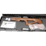 BSA Defiant regulated .22 calibre air rifle model no: DE2209275-JK. Complete with accessories in