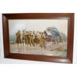 Evocative colour lithograph after John Charles Dollman (1851-1934) entitled Tipperary and dated