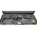 FX Impact air rifle serial no. FX179725 with fitted Top Notch scope. Comes with accessories in a