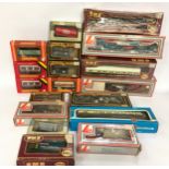 Various OO gauge rolling stock by Hornby, Lima and other manufacturers. Most are in incorrect boxes.