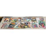 Collection of various comics to include Marvel The Punisher, Dragons Claws, Deaths Hero, Fleetway