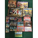 Warhammer group of boxed figures and games. Some sets are complete. Other sets not checked for