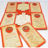 A collection of vintage cloth Ordnance Survey maps from the 1940's -1950's. Eight in lot