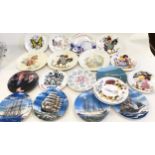 Large collection of Poole Pottery transfer printed small plates. Various themes. 28 in lot