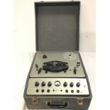 BRENNEL REEL TO REEL TAPE RECORDER. This unit is in great looking condition and is model Mark 5M.