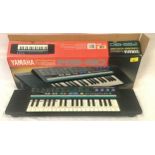 YAMAHA PORTA SOUND KEYBOARD. Model No. PSS - 190 which comes in its original box and looks to be