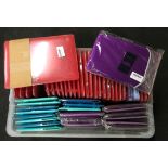 Large box of as new sealed GMYLE plastic laptop covers (approx 45)