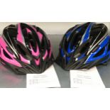 2 x cycling helmets