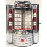 AMI CHROME ORIGINAL WALLBOX. 120 selection Ami Music wallbox model W120. Chrome is in great