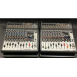 2 EUROPOWER 12 CHANNEL MIXERS. These are both powered and come untested. Made by BEHRINGER with