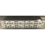 2 X DUAL COMPRESSOR GATE / LIMITER. Here we have 2 rack mount units that both power up fine and