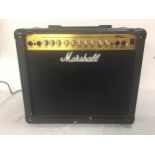 MARSHALL GUITAR AMP. This is model No. MG 30 DFX and powers up.