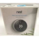 Nest Learning Thermostat in Stainless Steel - BNIB (45).