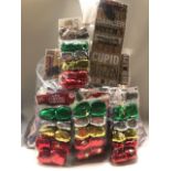 Bag of Christmas gift wrapping items (26)