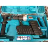 A Makita Site Master Cordless drill in case with 2 batteries. (24)