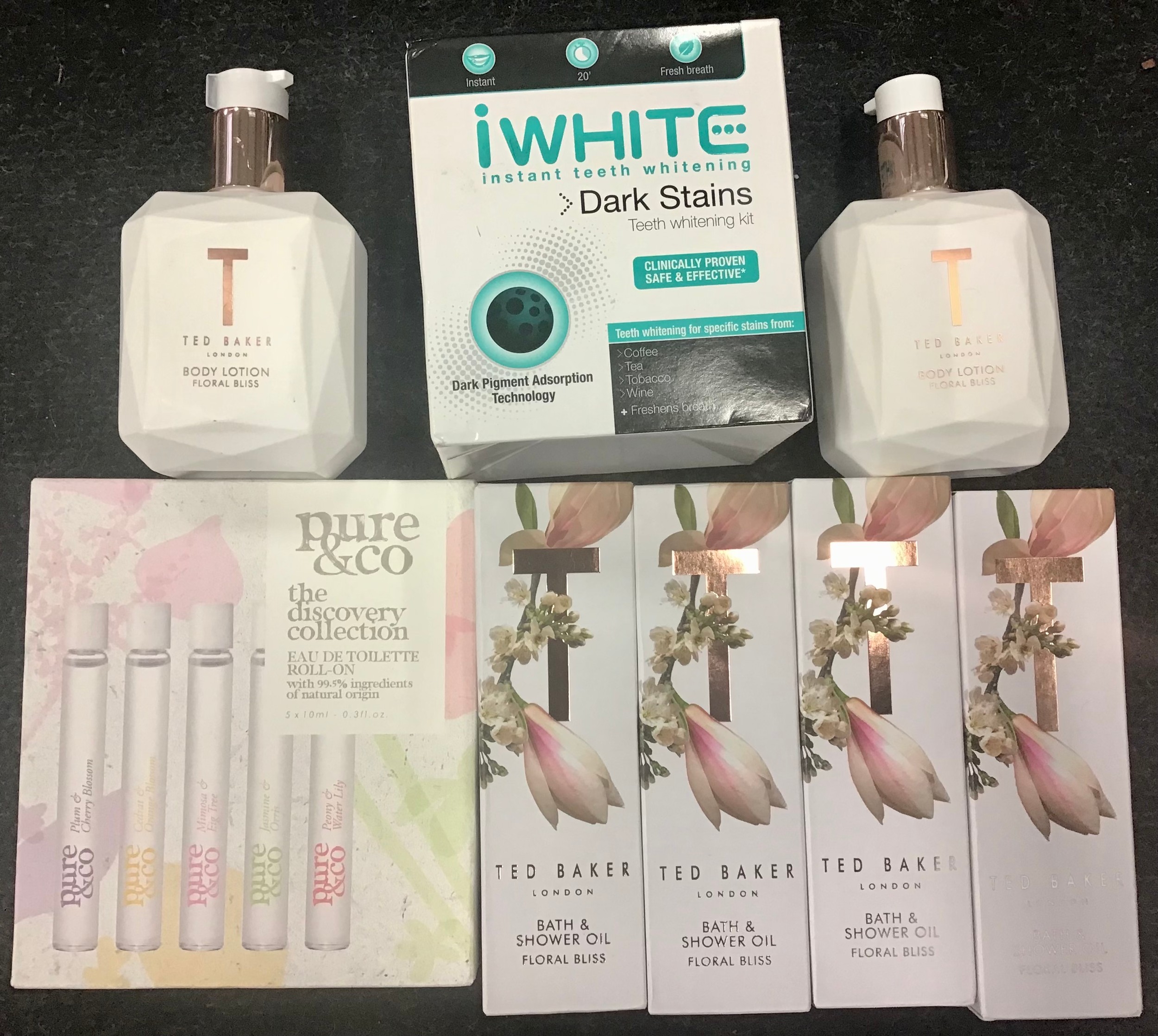 4 Ted Baker boxed bath and shower oils, 2 x Body lotions, Pure & ConThe Discovery Collection Eau