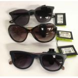 Three pairs of Ted Baker sunglasses (H13)