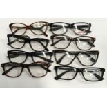 8 x pairs of designer glasses. (H2).