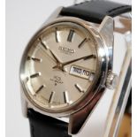 Vintage Suwa King Seiko gents automatic watch model ref 5626-7000, serial number dates this watch to