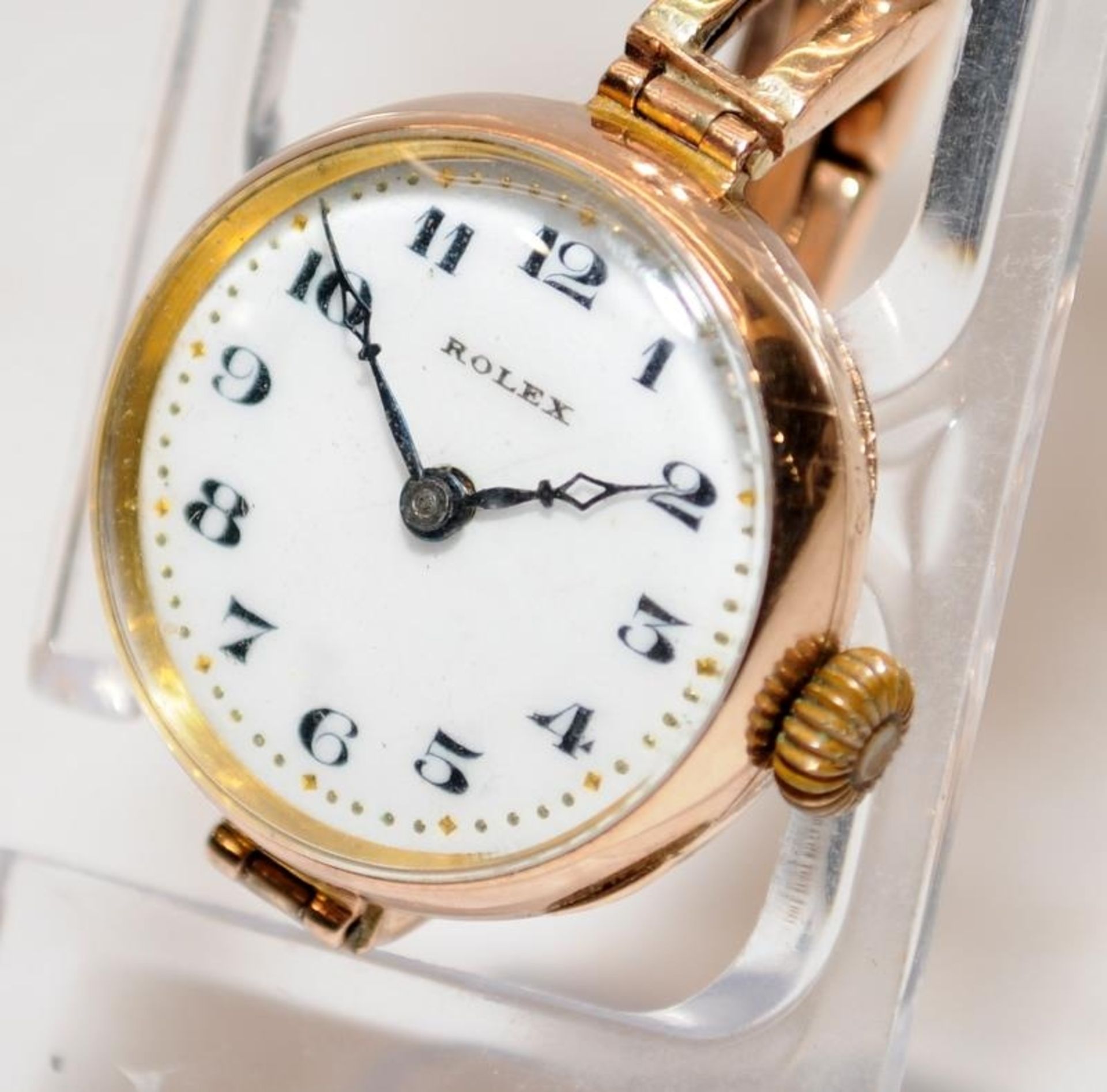 Vintage Rolex ladies 9ct gold working wristwatch.