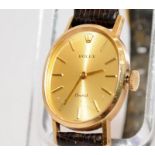 Vintage 18ct gold case Rolex Orchid ladies dress watch. In good cosmetic condition but requires