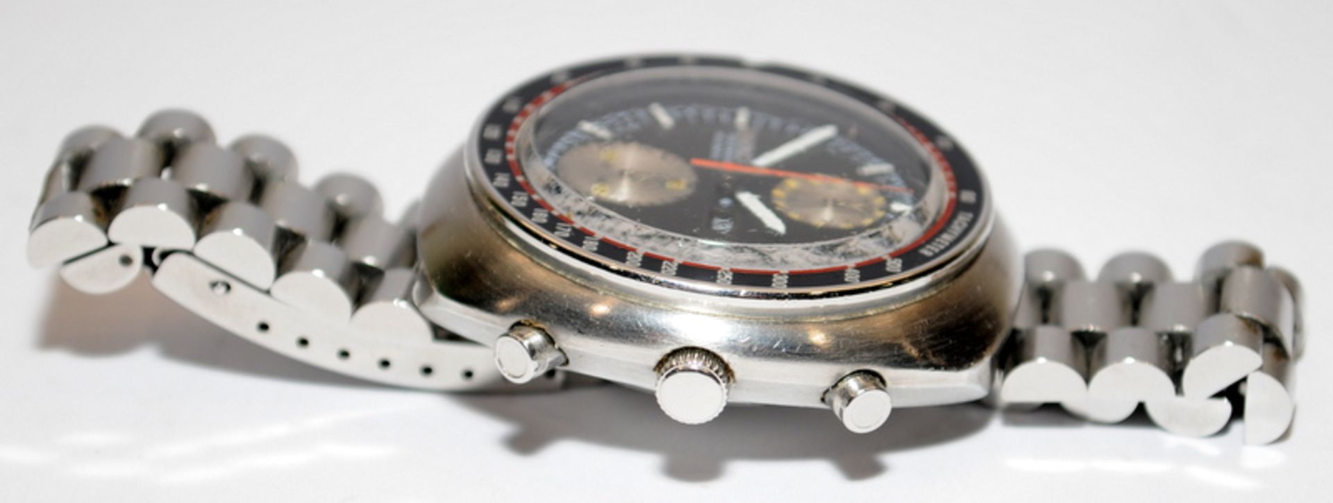 Vintage Seiko 'UFO' gents automatic chronograph model 6138-0011. Serial number dates this watch to - Image 3 of 5