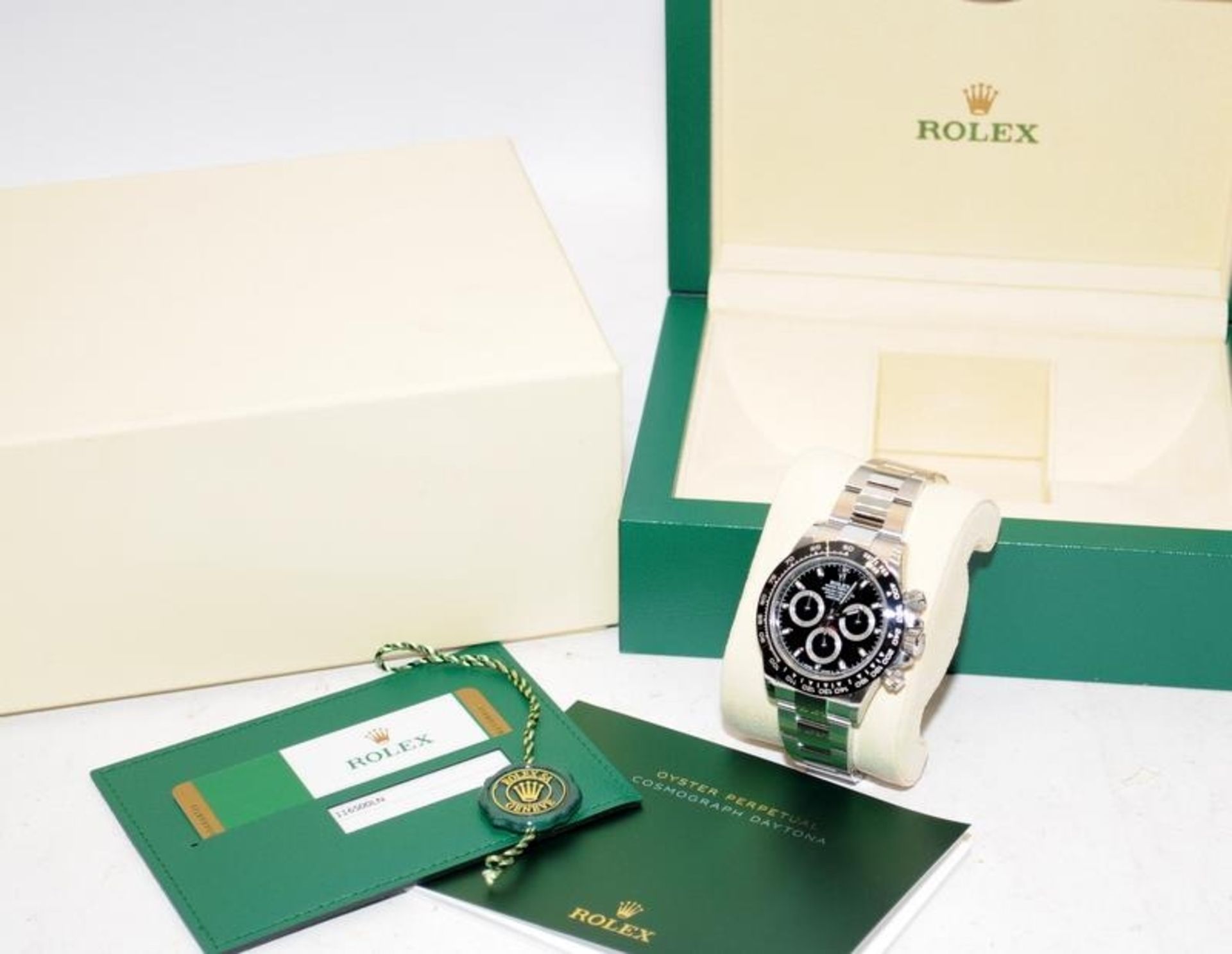 Rolex Daytona 2019 watch new stickers full set, model 116500LN - Image 7 of 9