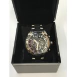 Armani Exchange chronograph quartz watch. Model number AX1214. Water resistant 50m. 47mm case.