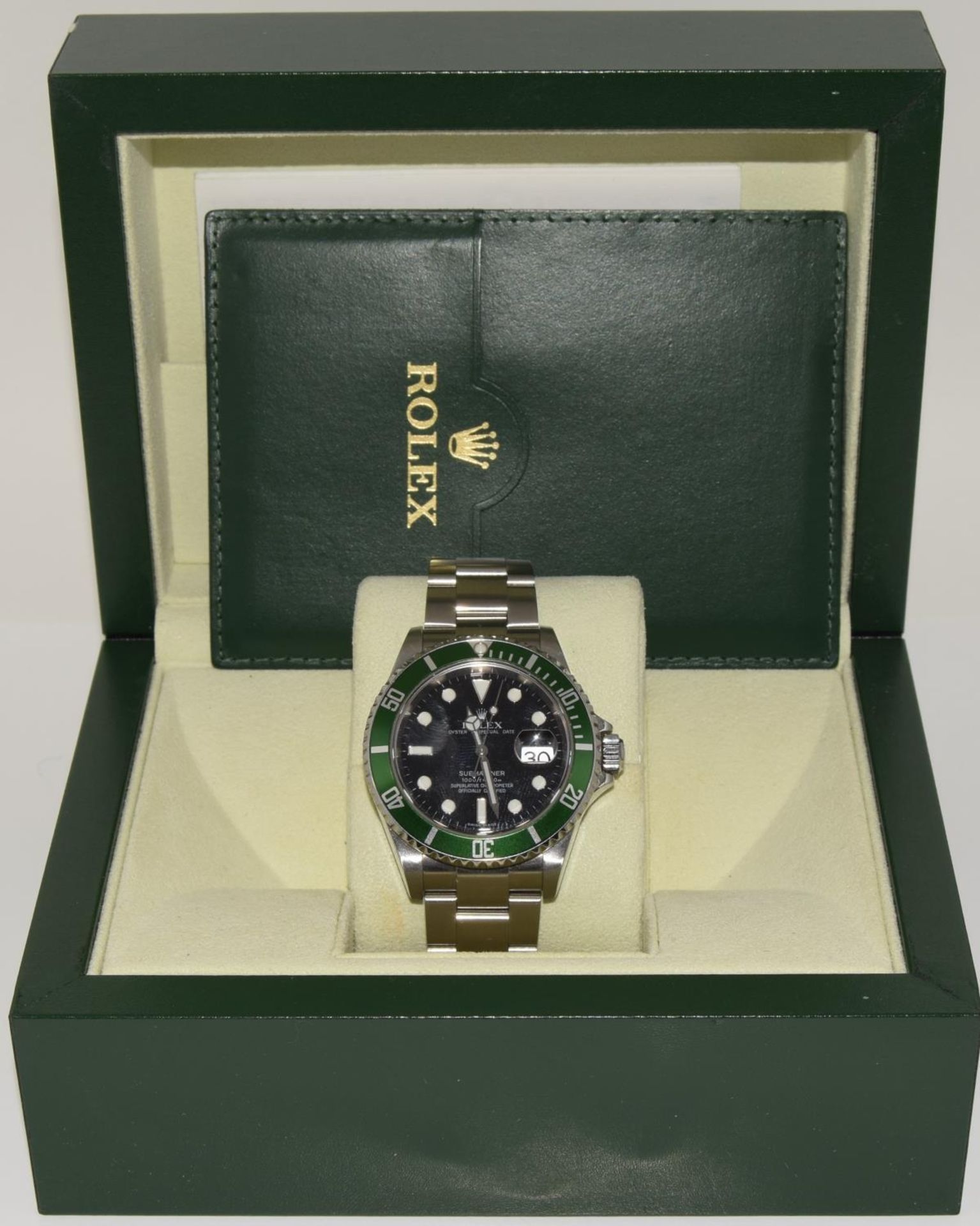 2007 Rolex Submariner Kermit, ref 16610, boxed and papers. (ref 34) - Image 4 of 4