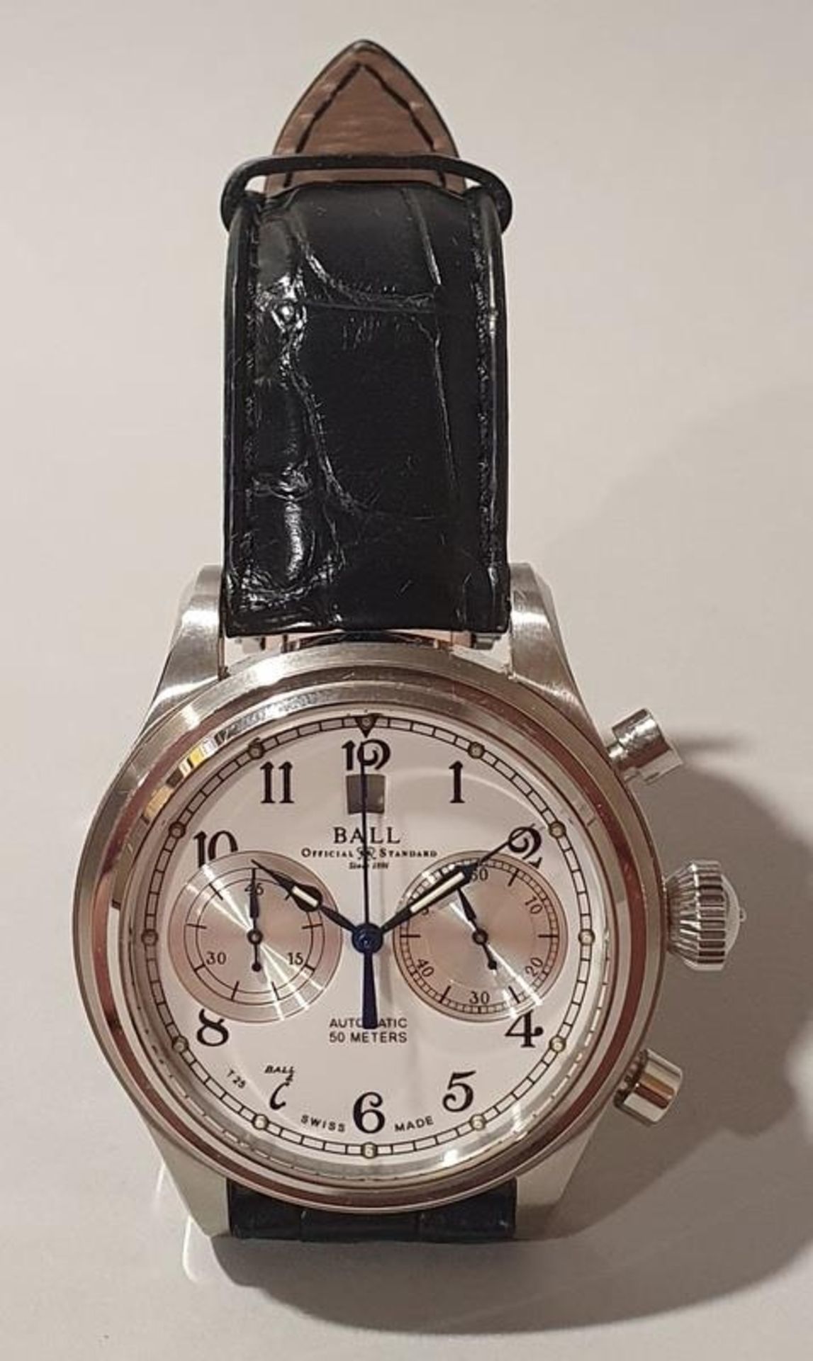Gentleman's Automatic Chronograph Watch by Ball with box and papers. - Image 2 of 5