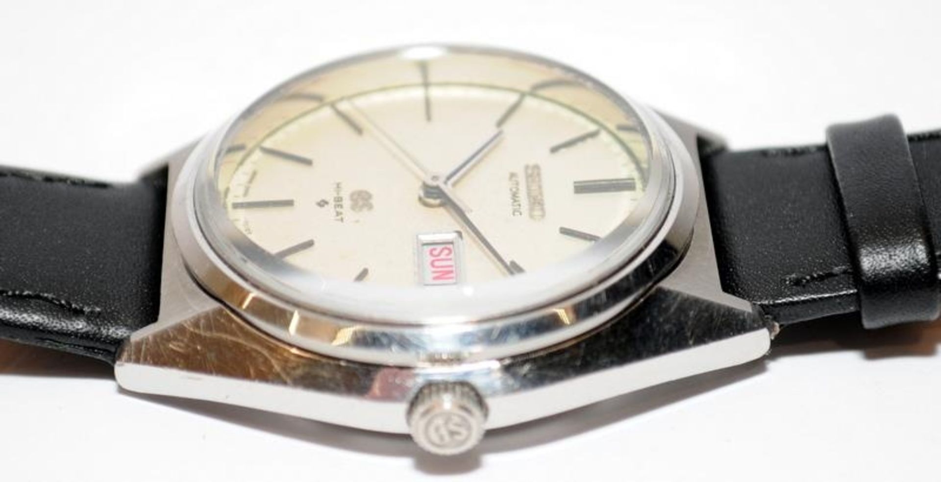 Top quality vintage Grand Seiko 56GS series gents automatic dress watch model ref 5646-7011, - Image 3 of 4