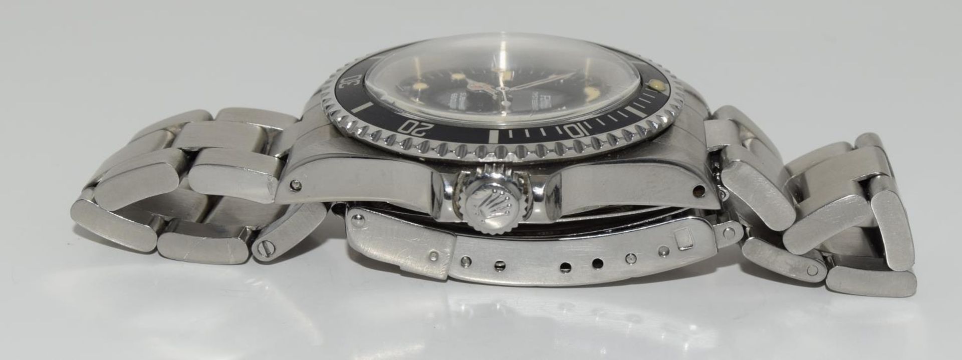 1985 Rolex Submariner 5513, black dial and bezel (5512 case back) Box, No papers. (ref 46) - Image 6 of 10