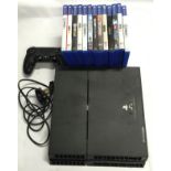 PlayStation 4 console, controller and games.