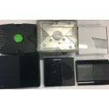 Various XBOX and PlayStation consoles.