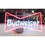 1960/70’s light up Budweiser sign. Transformer not included (just to show its working).