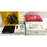 Nintendo Wii consoles, accessories and games.