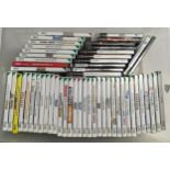 Collection of Nintendo Wii and PlayStation 2 and 3 games.