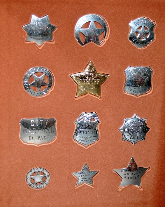 Sterling silver Lawman Badge Collection by Franklin Mint. Complete set of twelve badges in a bespoke - Image 2 of 5