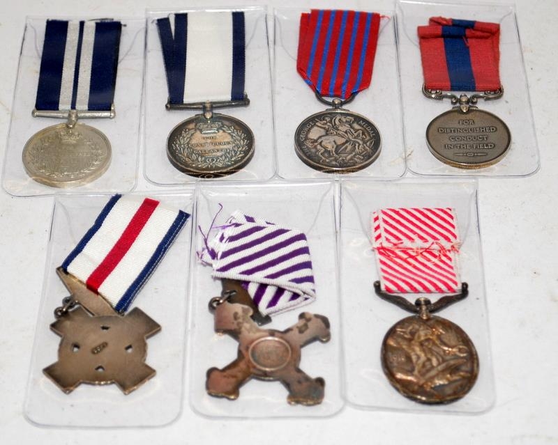 Collection of British military quality copy medals. Includes Distinguished Conduct Medal, Free Czech - Image 2 of 8