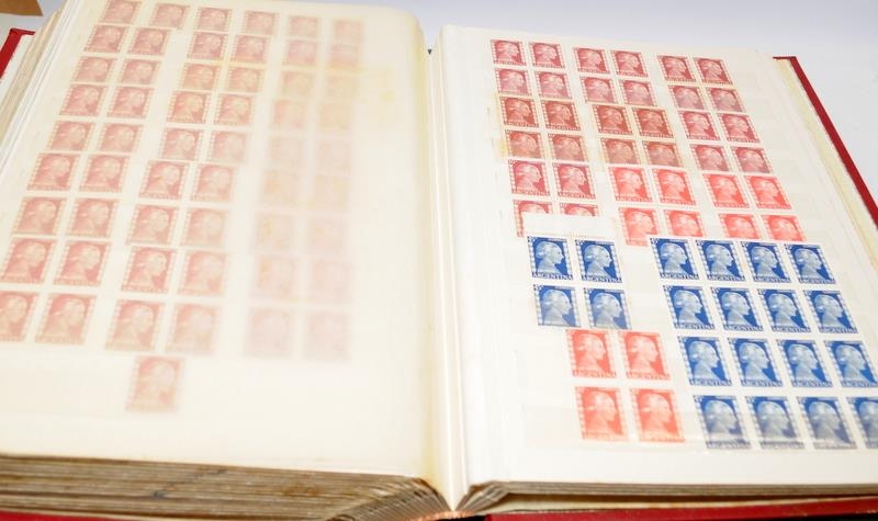 Three large stamp albums including The Ideal Postage Stamp Album Part II: Foreign Countries with a - Image 11 of 14