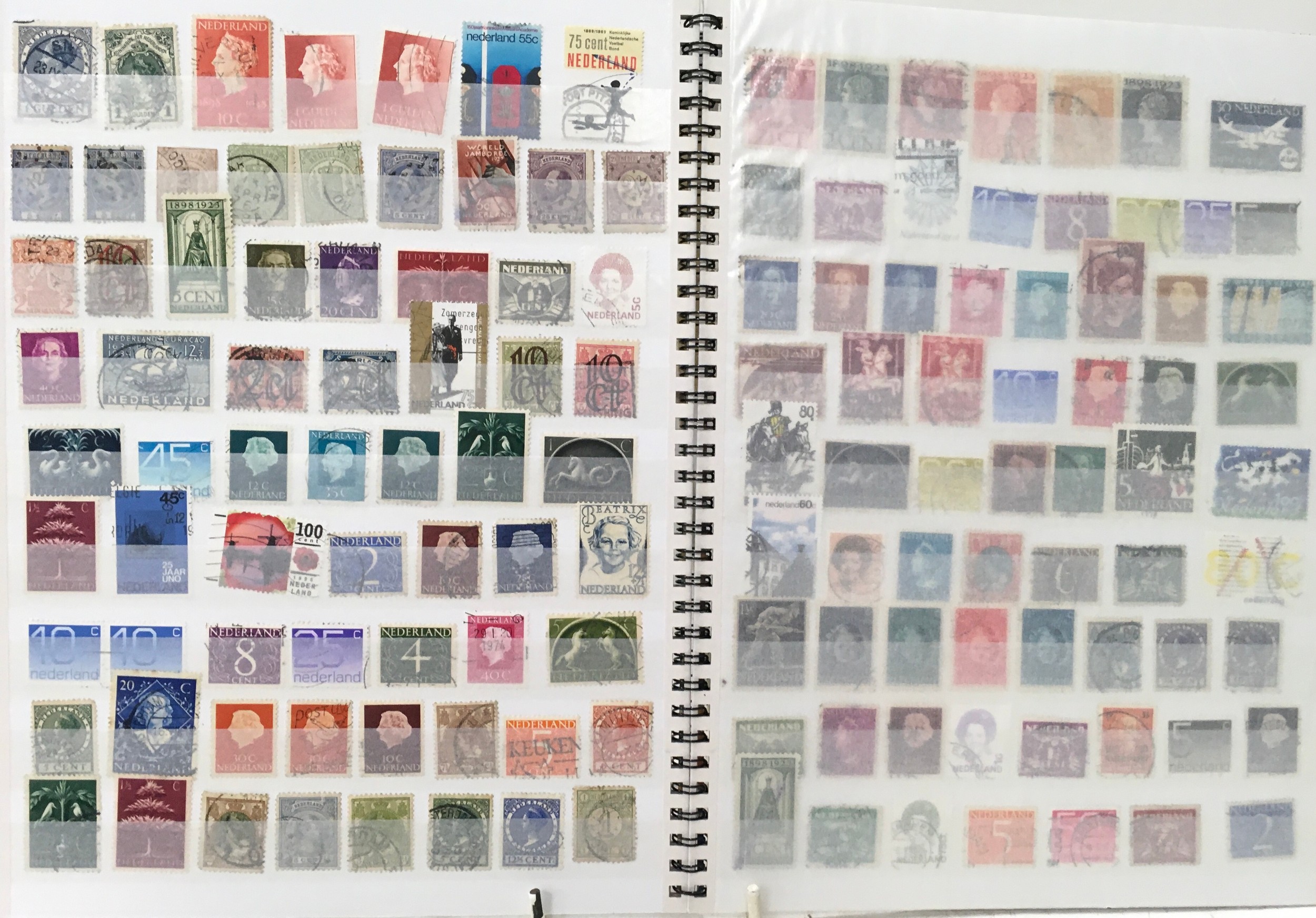 Multicolored Album of Netherlands stamps 75 - Image 3 of 4