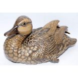 Poole Pottery large limited edition model of a Mallard by Barbara Linley Adams complete with