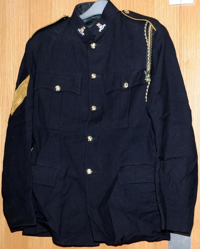 Queens crown Royal Army Pay Corps uniform tunic, trousers and cap. 1960's era, Sergeants stripes and - Image 4 of 8