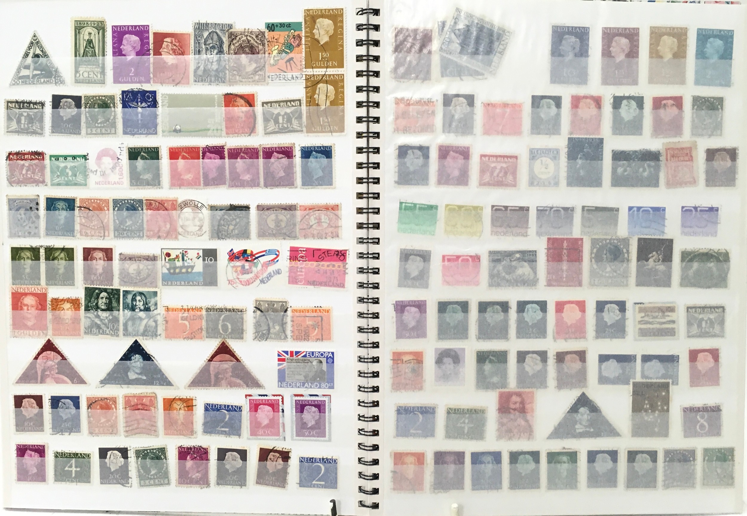 Multicolored Album of Netherlands stamps 75