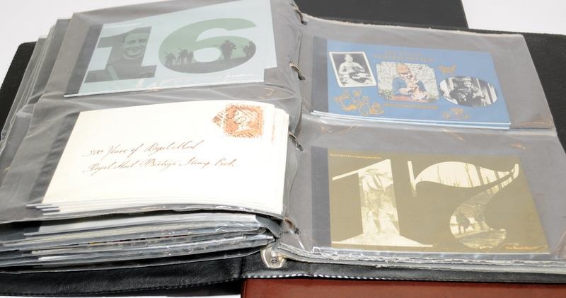 Three folders containing large quantity of Royal Mail mint presentation packs. - Image 7 of 10