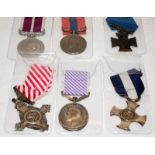 Collection of British military quality copy medals. Includes Air Force Cross, Royal Naval Victoria