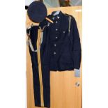 Queens crown Royal Army Pay Corps uniform tunic, trousers and cap. 1960's era, Sergeants stripes and