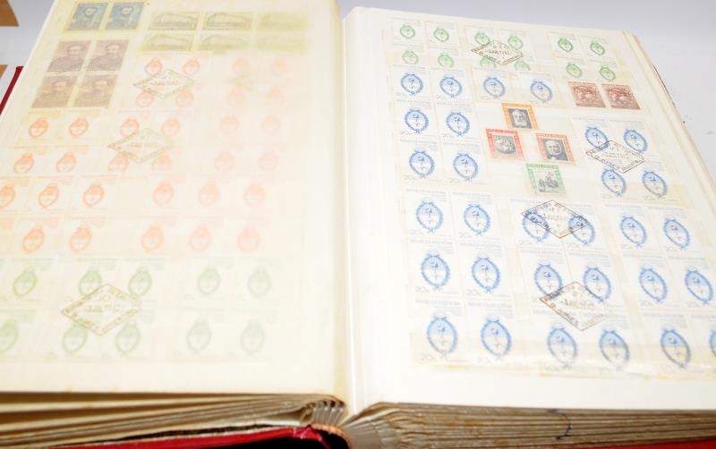Three large stamp albums including The Ideal Postage Stamp Album Part II: Foreign Countries with a - Image 9 of 14